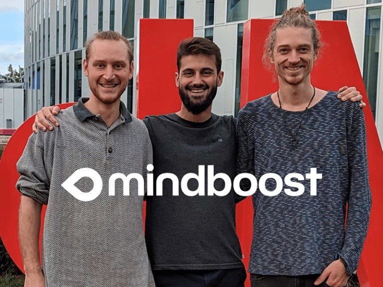 Zu sehen ist das Team von mindboost.