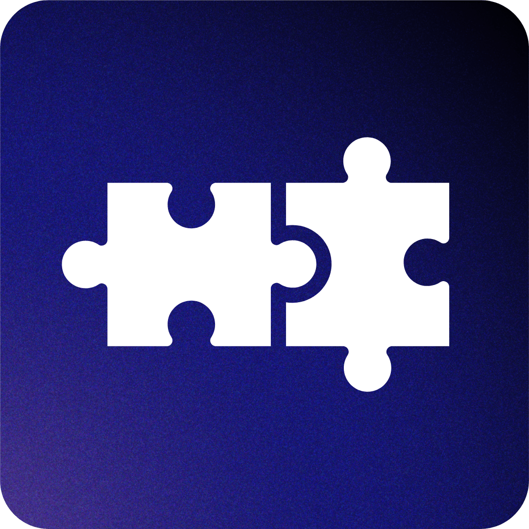 Icon von zwei Sprechblasen