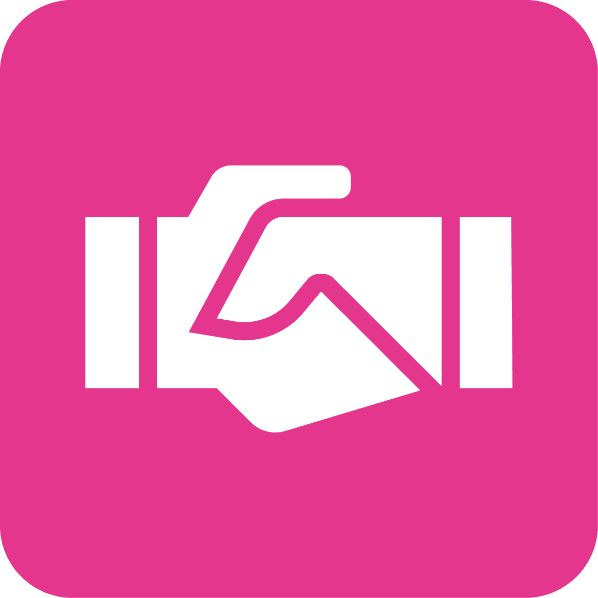 Icon von zwei Sprechblasen