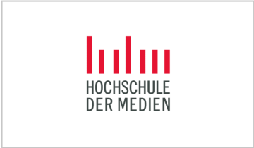 Zu sehen ist das Logo der Hochschule der Medien.